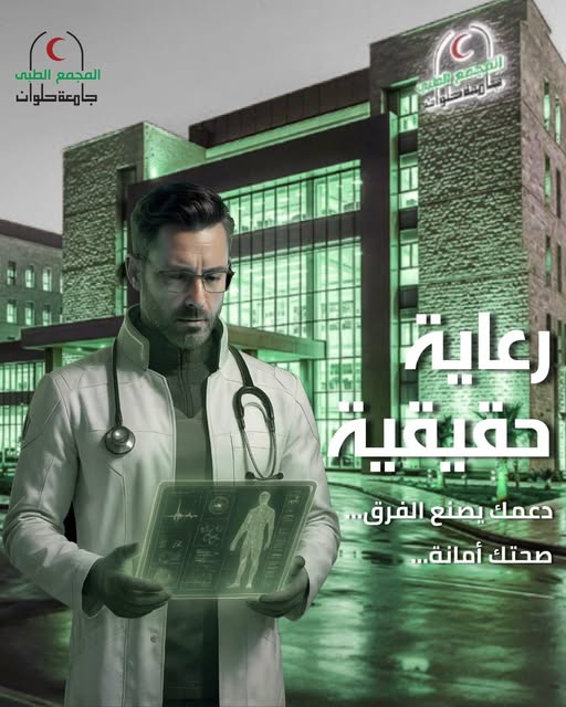 الرعاية مش خدمة… الرعاية مسؤولية. وفي المجمع الطبي، بنجهّز مكان يليق بحياة الناس وأحلامهم