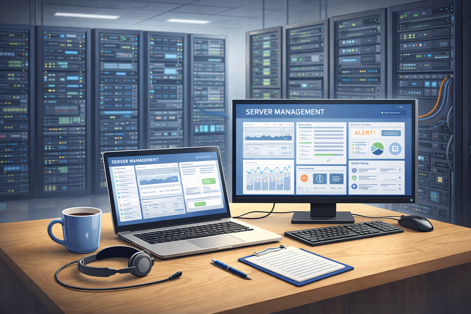 إدارة الخوادم